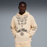 PUMA Hoodie décontracté de basketball Swish N' Ink Homme, Vêtements, Beige, XS