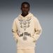 PUMA Hoodie décontracté de basketball Swish N' Ink Homme, Vêtements, Beige, XS
