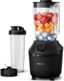 Philips blender, Serie 3000, 450W, 1,9 liter, zwart, inclusief drinkfles