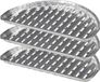 BBQ Collection barbecue grillschalen - Set van 12 - 33 x 19 cm - Aluminium - Zilver