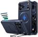 ESR Cyber Tough Stand Hoesje Geschikt voor iPhone 17 Pro - Blauw