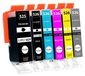 Canon 6 cartouches d'encre avec puce, compatible Canon Pixma MG6150, MG6250, MG8150, MG8240, MG8250