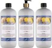 Claudius Cosmetics B.V. Body & Hair Fresh Ginger 1 liter met gouden pomp - set van 3 stuks