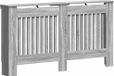 vidaXL Cache-radiateur, Sonoma gris, 152 x 19 x 81,5 cm