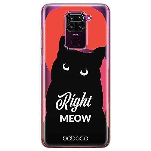 Babaco ERT GROUP mobiel telefoonhoesje voor Xiaomi REDMI NOTE 9 origineel en officieel erkend Babaco patroon Cats 004 optimaal aangepast aan de vorm van de mobiele telefoon, gedeeltelijk bedrukt