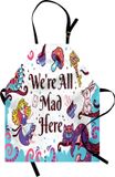 New Bed Fantasie Alice in Wonderland Waterdicht Schort, Paars, Polyester, 78x66cm