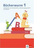 Bücherwurm Klett Ernst /Schulbuch Bücherwurm Fibel. Arbeitsheft von Druckschrift zur Schulausgangsschrift mit Medien und eTraining Klasse 1