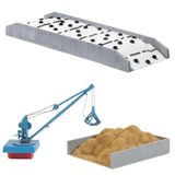 Faller - 1/87 MOBIELE SILO MET MESTHOOP MET KRAAN