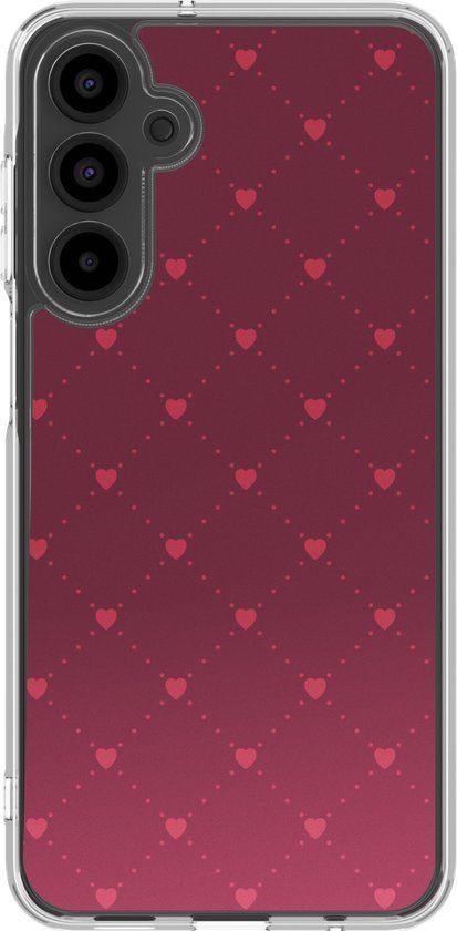 imoshion Hoesje - Geschikt voor Samsung Galaxy A16 (4G) / A16 (5G) - Design hoesje - Crush Check Coral Dust