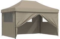 vidaXL Partytent 279 x 410 x 315 cm Taupe Oxford Stof