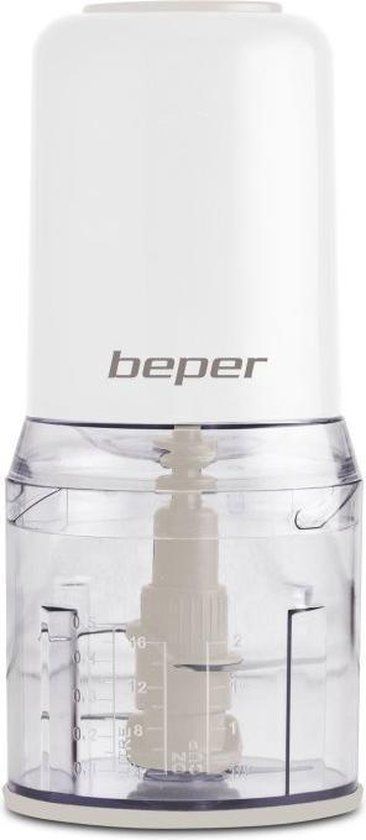 Beper BP.552 Mini Hakmolen - 400W - 500ml - Wit