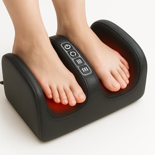Boncy® Premium Voetmassage Apparaat Met Verwarmingsfunctie - Voet Massage Bloedsomloop - Voetmassageapparaat Cadeau