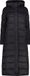 CMP Shiny lange gewatteerde parka met capuchon voor dames - Zwart - XXS