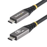 StarTech.com 3m USB4 Kabel, 20Gbps, USB-IF Gecertificeerd, 60W PD, 4K 120Hz DP 2.1, TPE Mantel, USB Type-C