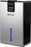 Déshumidificateur, 2800 ml, électrique pour la maison avec arrêt automatique, humidificateur d'air, lumière LED 7 couleurs, idéal pour camping-car, salle de bain, chambre, cave