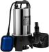 VEVOR Dompelpomp 1100W Vuilwaterpomp 230V Tuinpomp Debiet 333,3 l/min Vuilwaterdompelpomp IPX8 Uitlaat afneembaar voor het wegpompen van water uit zwembaden en vijvers