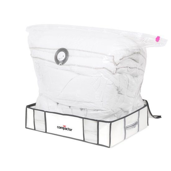 Compactor Life Vacuüm Opbergzak L - Wit - Polyester - 65 x 50 x 15.5 cm