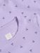 Hummel Beesy Body met lange mouwen 226575 Lavender Gebloemd Katoen Maat 74