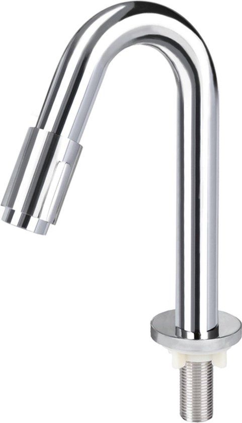 Differnz Fonteinkraan gebogen 19cm chroom