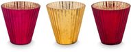 Pip Studio Bougiehouder Glas Rood Set van 3