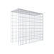 Gabionne d'attelage type 4 100 cm x 90 cm x 40 cm (L x H x P), maille 5 cm x 10 cm, spirale