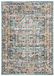 Safavieh Monaco Collection Boho tapijt voor woonkamer, eetkamer, slaapkamer, korte pool, blauw en lichtgrijs, 90 x 150 cm