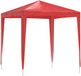 vidaXL Tente de réception - 200 x 200 x 240 cm - Rouge - PE et acier