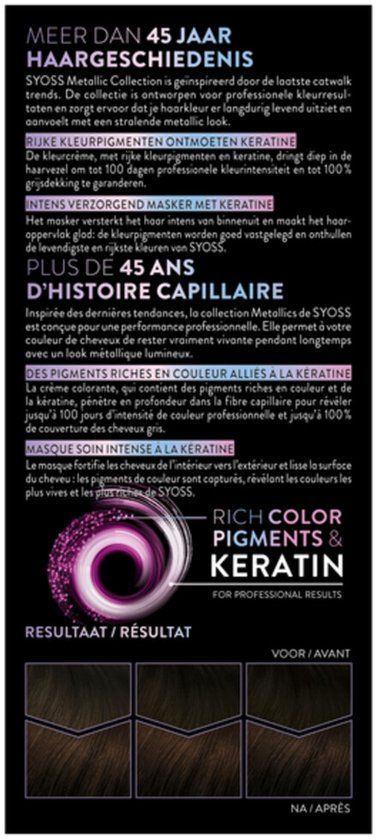 SYOSS Permanent Coloration 3-89 Bronze Coffee
