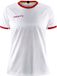 Craft Progress 2.0 Graphic Shirt Korte Mouw Dames - Wit / Bright Red | Maat: XL