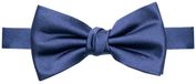 Profuomo Cravate papillon bleu en soie avec satin