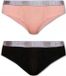 Diesel Midi slip - 2 Pack E5847 Black/Pink - maat 36