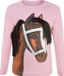 Ziegfeld T-shirt Lange Mouwen Pony Linda Meisjes Katoen Roze Maat 116