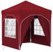 vidaXL - Pop-up Feesttent - 192 x 192 x 245 cm - Bordeauxrood