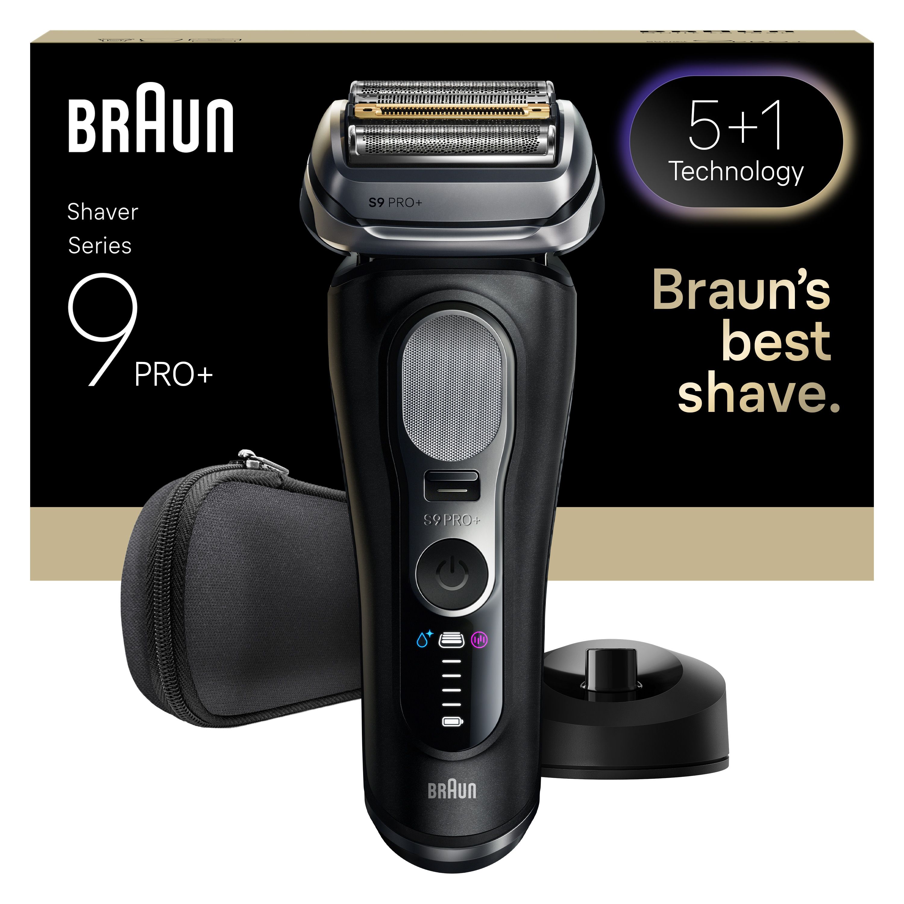 Braun Series 9 Pro+ 9610S Elektrisch Scheerapparaat - Zwart