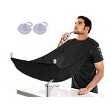 PARENCE - Baardschort voor heren, slabbetje, scheerbaard, opvangbak, accessoires, trimmer, spiegel, zuignap