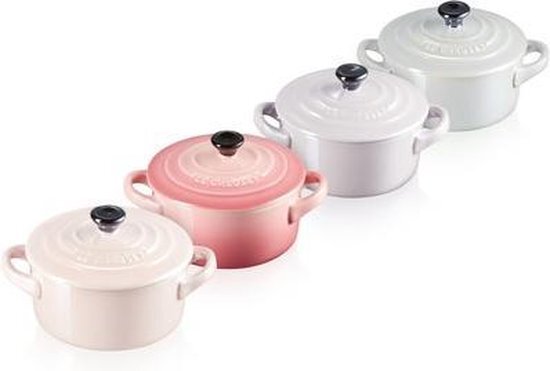 Le Creuset Metallics Mini Cocotte braad-/stoofpan 10 cm set van 4