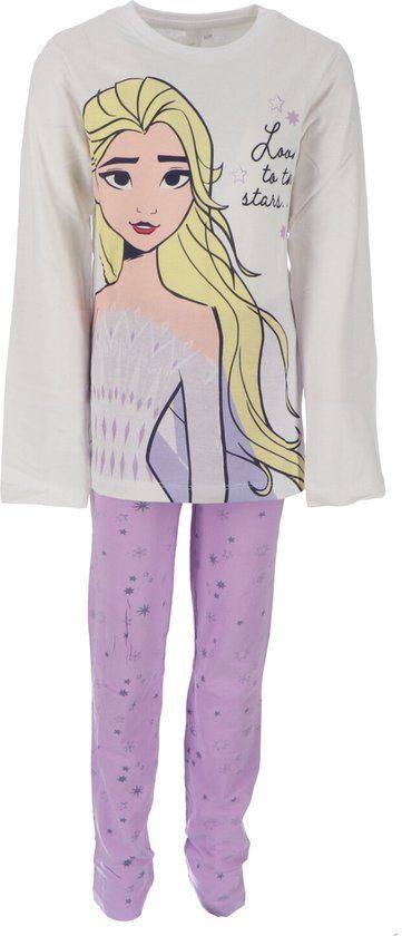 4KidsOnly Frozen Pyjama Lange Pyjama Katoen Unisex Kinderen Multi Colour 122/128