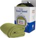 Care Plus Serviette de voyage microfibre - Taille : large 75 x 150 cm - Vert - Travel Towel