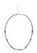 Gaya Leo E-Commerce Ltd. Gaya Necklace Zwart/Zilver Staal 47 cm