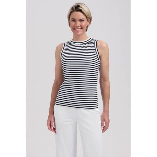 Lady Day gestreepte top zwart