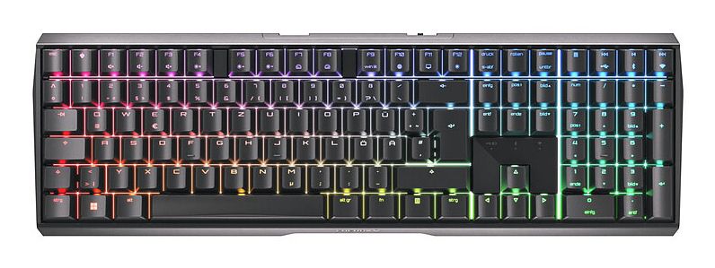 CHERRY MX 3.0S Wireless Gaming Toetsenbord RF-draadloos + Bluetooth QWERTZ Duits Zwart