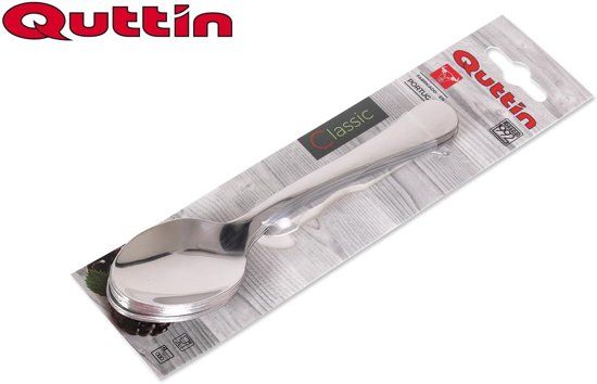 Quttin Classic Dessertlepels - 6 Stuks - 8412536007675