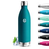 Grsta Roestvrijstalen Waterfles, 1l, Koud & Warm, Lekvrij, Bpa-Vrij, GeïSoleerd Dubbelwandig, Waterfles Voor Kamperen, Fitness, Kantoor, Reizen, Yoga
