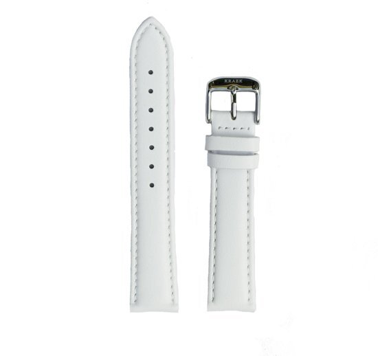 KRAEK Wit Zilver - horlogebandje - 18 mm
