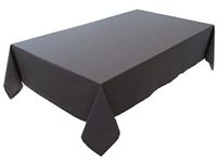 Hoogwaardig Lemos Home Hoogwaardig tafelkleed, tafellinnen, 100% katoen, collectie concept, kleur en grootte naar keuze (tafelkleed - 150x400cm, basaltgrijs)