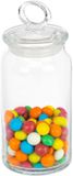 Pasabahce Snoeppot/voorraadpot met luchtdichte sierlijke deksel - glas - 1130 ml - D10 x H23 cm