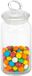 Pasabahce Snoeppot/voorraadpot met luchtdichte sierlijke deksel - glas - 1130 ml - D10 x H23 cm