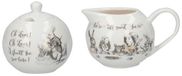 V&A Alice in Wonderland Set Lait et Sucre, Porcelaine, 0.2 L