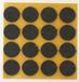 QlinQ Anti-krasvilt - 24x - bruin - 22 mm - rond - zelfklevend - meubel beschermvilt