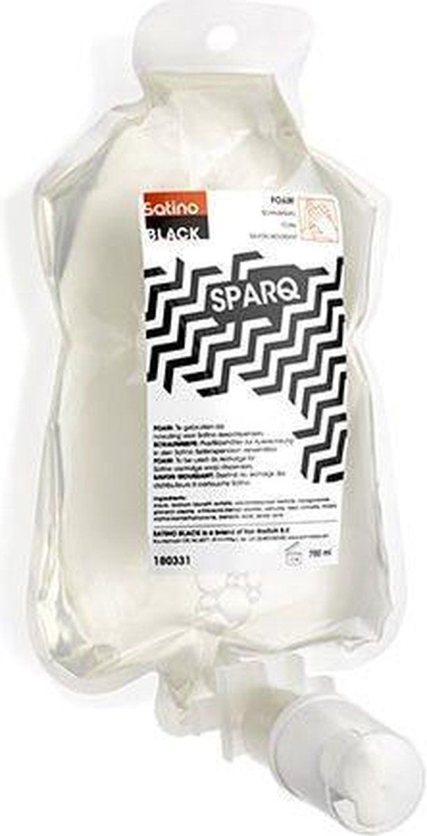 Satino Black Sparq Schuimzeep - Navulverpakking - 750 ml